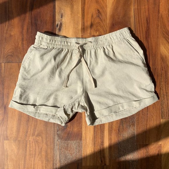 Linen Blend Shorts - Picture 1 of 4